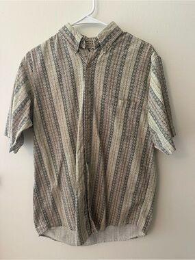 David Taylor Mens polo beige design shirt